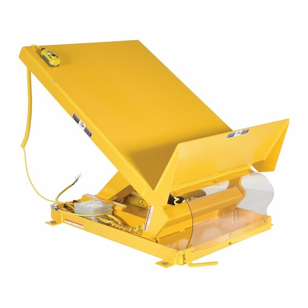 Vestil 36" X 48" Yellow Lift Table, Load Cap. 2000 lb., 460V UNI-3648-2-YEL-460-3